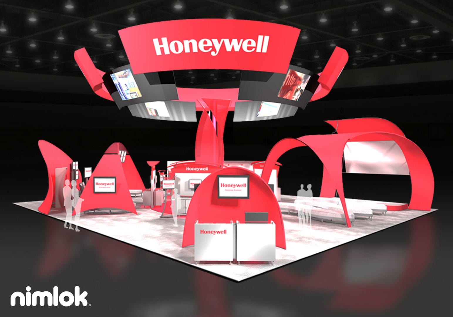 Honeywell Security 40x40 Island